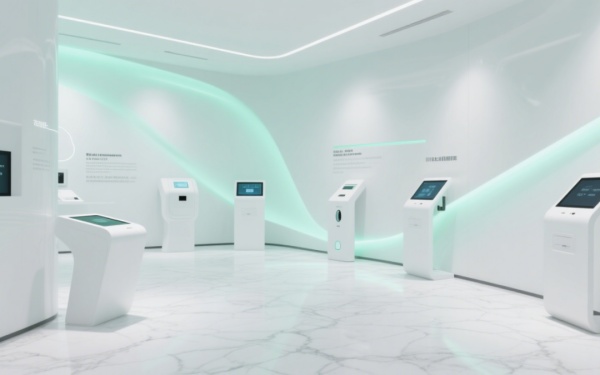科技感白藍展廳設計 科技感白藍展廳設計