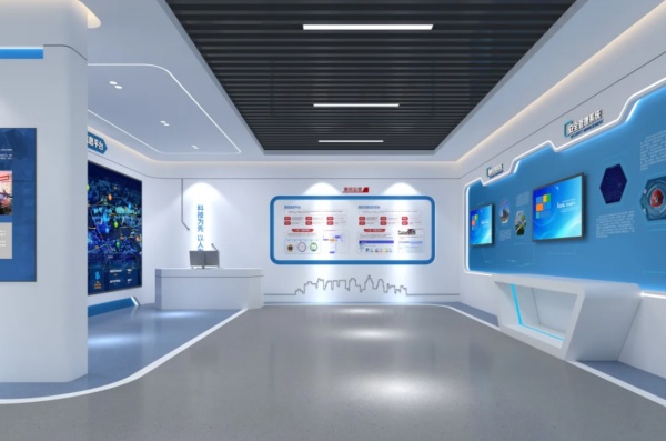 這些企業(yè)展廳把科技感玩明白了 這些企業(yè)展廳把科技感玩明白了