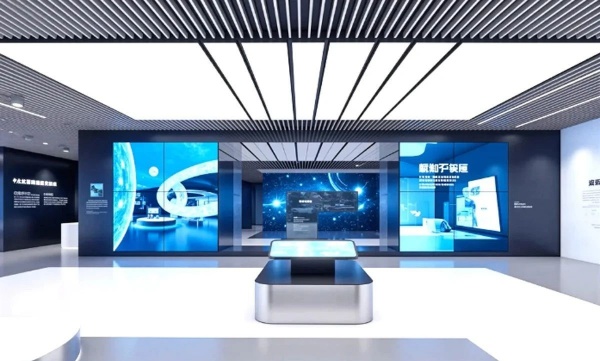 極簡(jiǎn)科技風(fēng)展廳解碼未來(lái)企業(yè)的空間語(yǔ)言 極簡(jiǎn)科技風(fēng)展廳解碼未來(lái)企業(yè)的空間語(yǔ)言